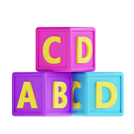 Jouets alphabet  3D Icon