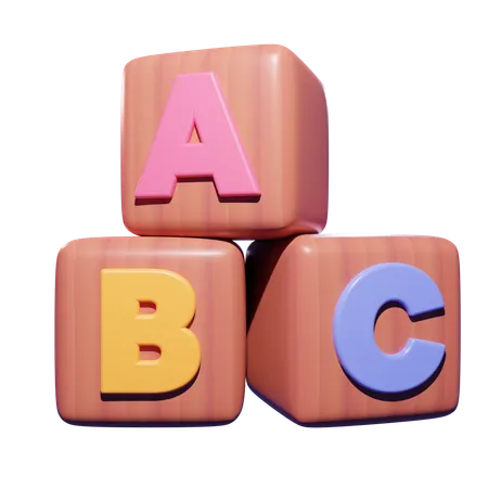 Jouets alphabet  3D Icon