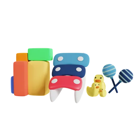 Jouets pour bébé  3D Icon