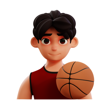 Joueur de basketball  3D Icon