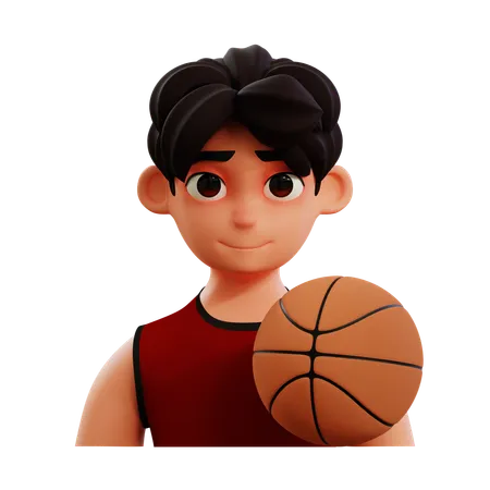 Joueur de basketball  3D Icon