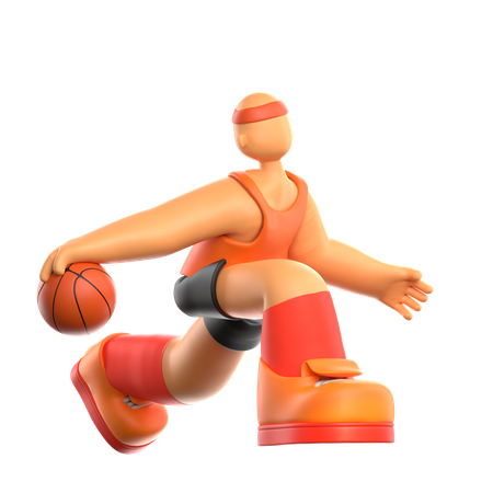 Joueur de basketball  3D Icon