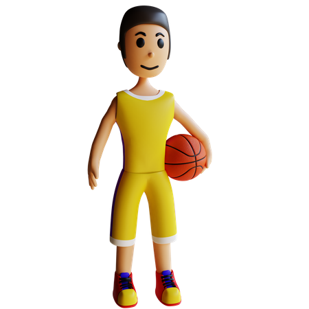 Joueur de basketball  3D Illustration