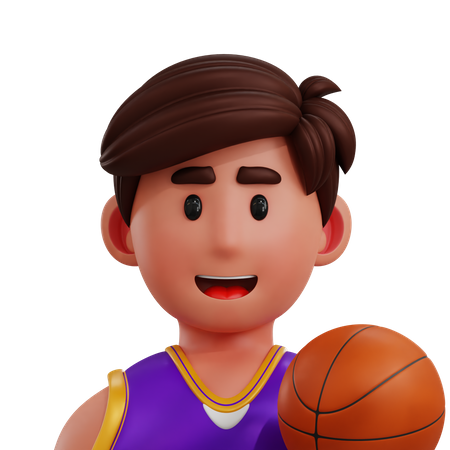 Joueur de basketball  3D Icon