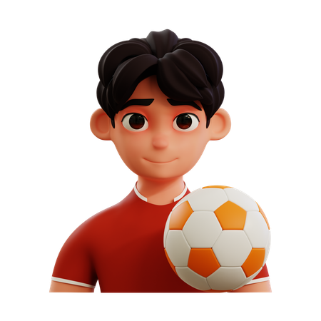 Joueur de football  3D Icon