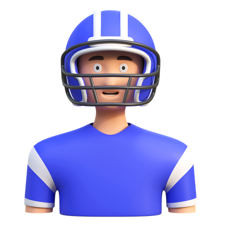 Joueur de football  3D Icon