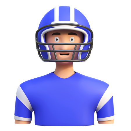 Joueur de football  3D Icon