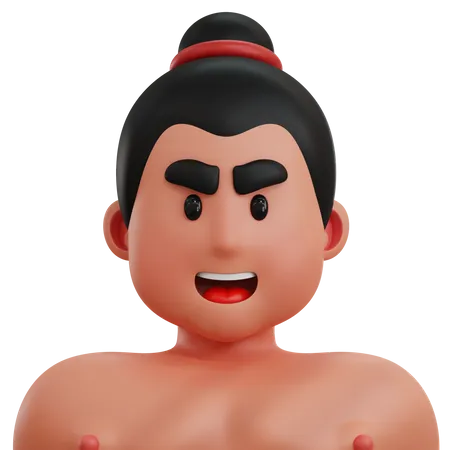 Joueur de sumo  3D Icon