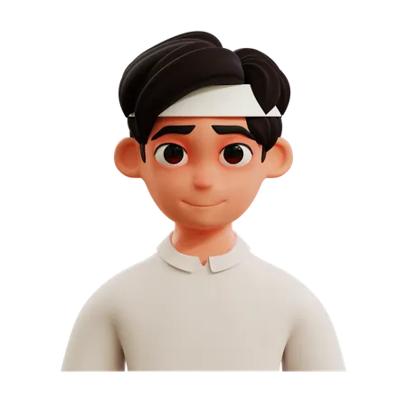 Joueur de tennis  3D Icon