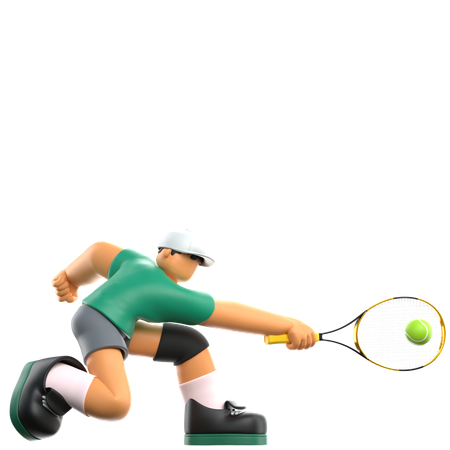 Joueur de tennis  3D Icon