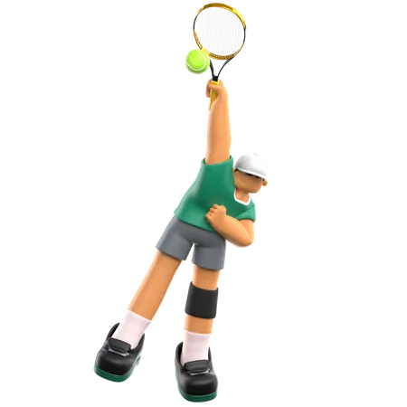 Joueur de tennis  3D Icon