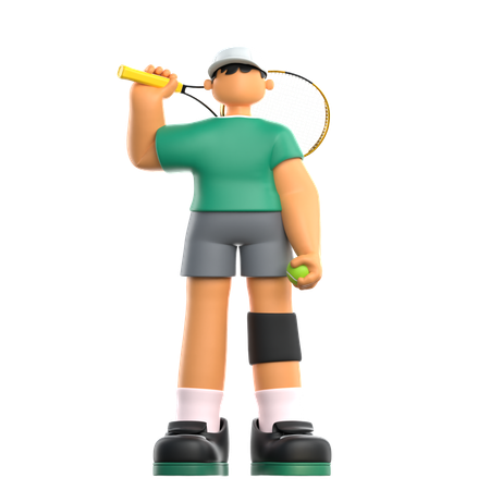 Joueur de tennis  3D Icon