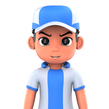 Joueur de tennis  3D Icon