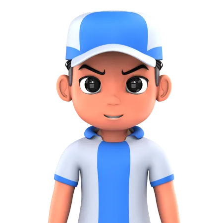 Joueur de tennis  3D Icon