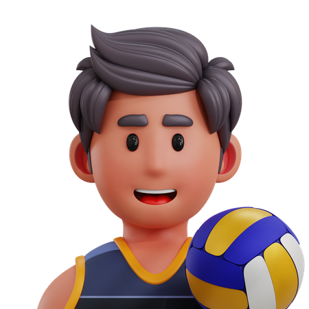 Joueur de volleyball  3D Icon