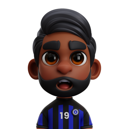 Joueur de l'Inter Milan  3D Icon