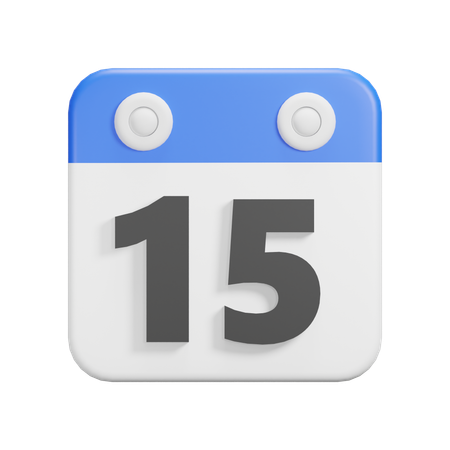 Jour 15  3D Icon