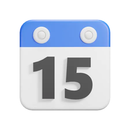 Jour 15  3D Icon