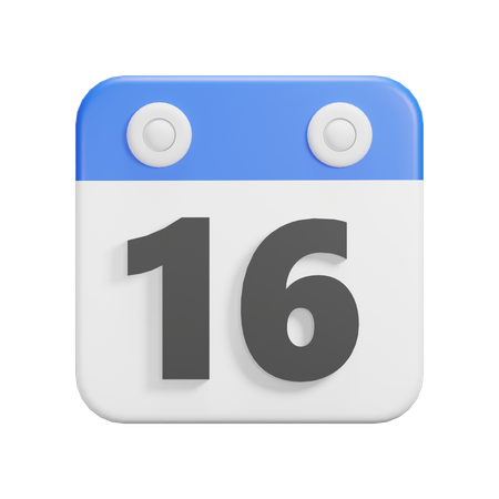 Jour 16  3D Icon