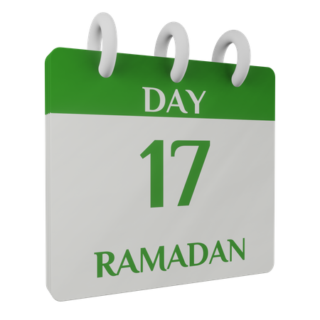 Jour 17 ramadan  3D Illustration