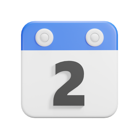 Jour 2  3D Icon