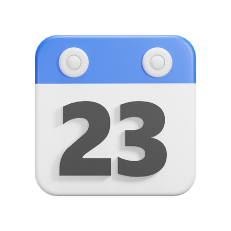 Jour 23  3D Icon