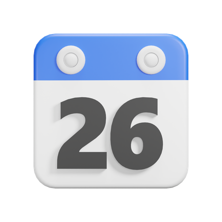 Jour 26  3D Icon