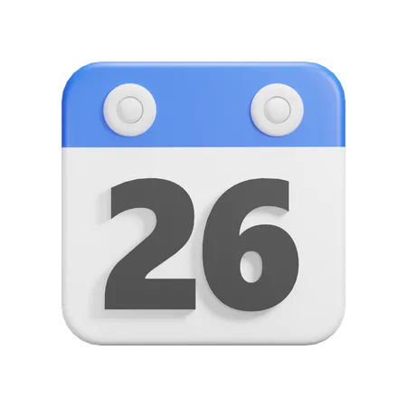 Jour 26  3D Icon