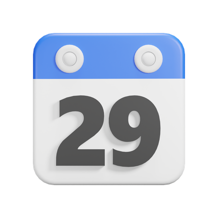 Jour 29  3D Icon