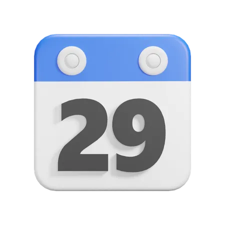 Jour 29  3D Icon