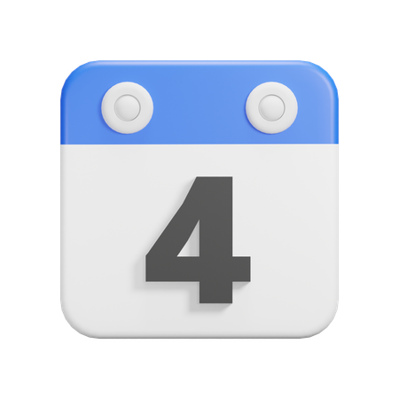 Jour 4  3D Icon