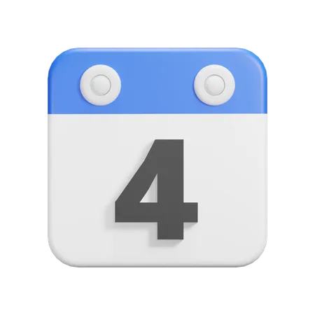 Jour 4  3D Icon