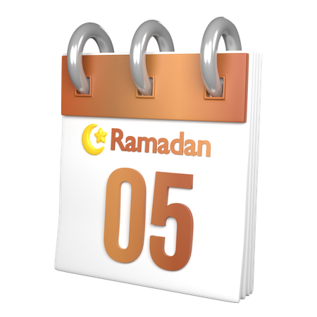 Jour 5 du ramadan  3D Icon