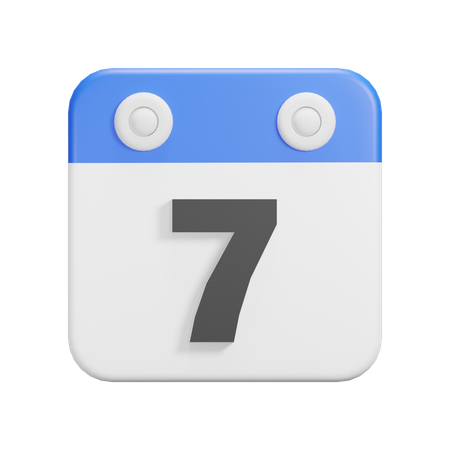 Jour 7  3D Icon