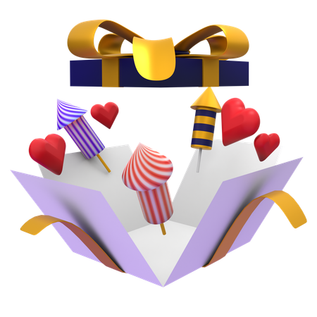 Jour de l'Indépendance américaine  3D Icon