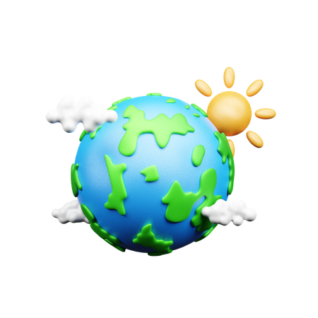 Jour de la Terre  3D Icon