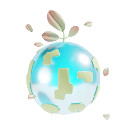 Jour de la Terre  3D Icon