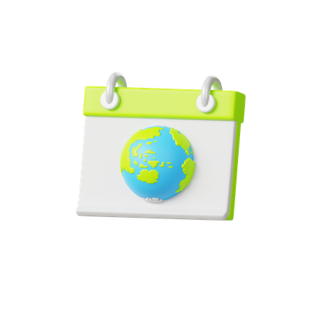 Jour de la terre  3D Icon