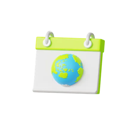 Jour de la terre  3D Icon