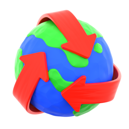 Jour de la Terre  3D Icon