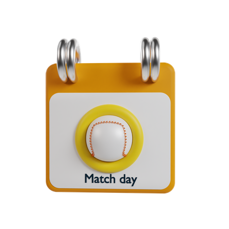 Jour de match  3D Icon