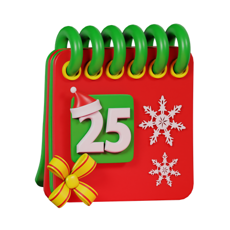 Le jour de Noël  3D Icon