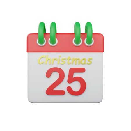 Le jour de Noël  3D Icon