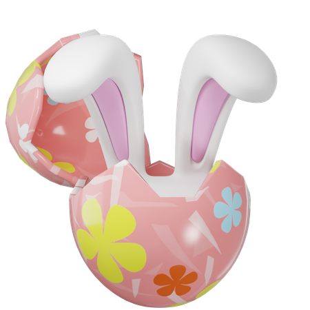 Jour de Pâques avec le lapin  3D Icon