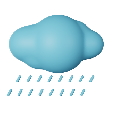 Jour de pluie  3D Icon