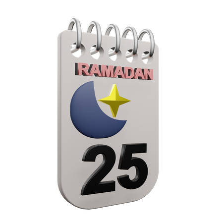 Jour du ramadan 25  3D Icon