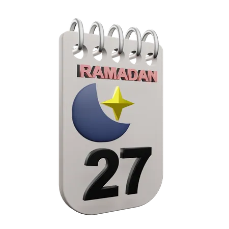 Jour du ramadan 27  3D Icon