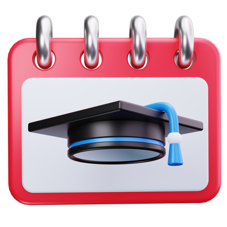 Jour de l'obtention du diplôme  3D Icon