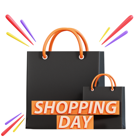 Jour de shopping  3D Icon