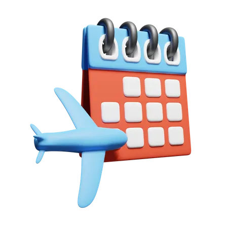 Journée de voyage  3D Icon